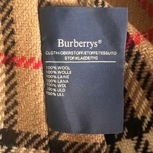 Mens Burberry Rain Coat. Mid length Camden Heritage Car Coat . New